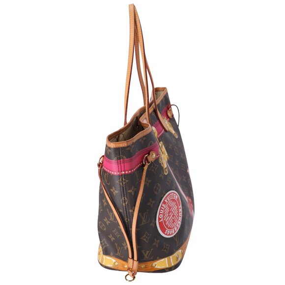 Louis Vuitton Neverfull MM Summer Trunk Tote Bag M41390 Canvas - Picture 5 of 8